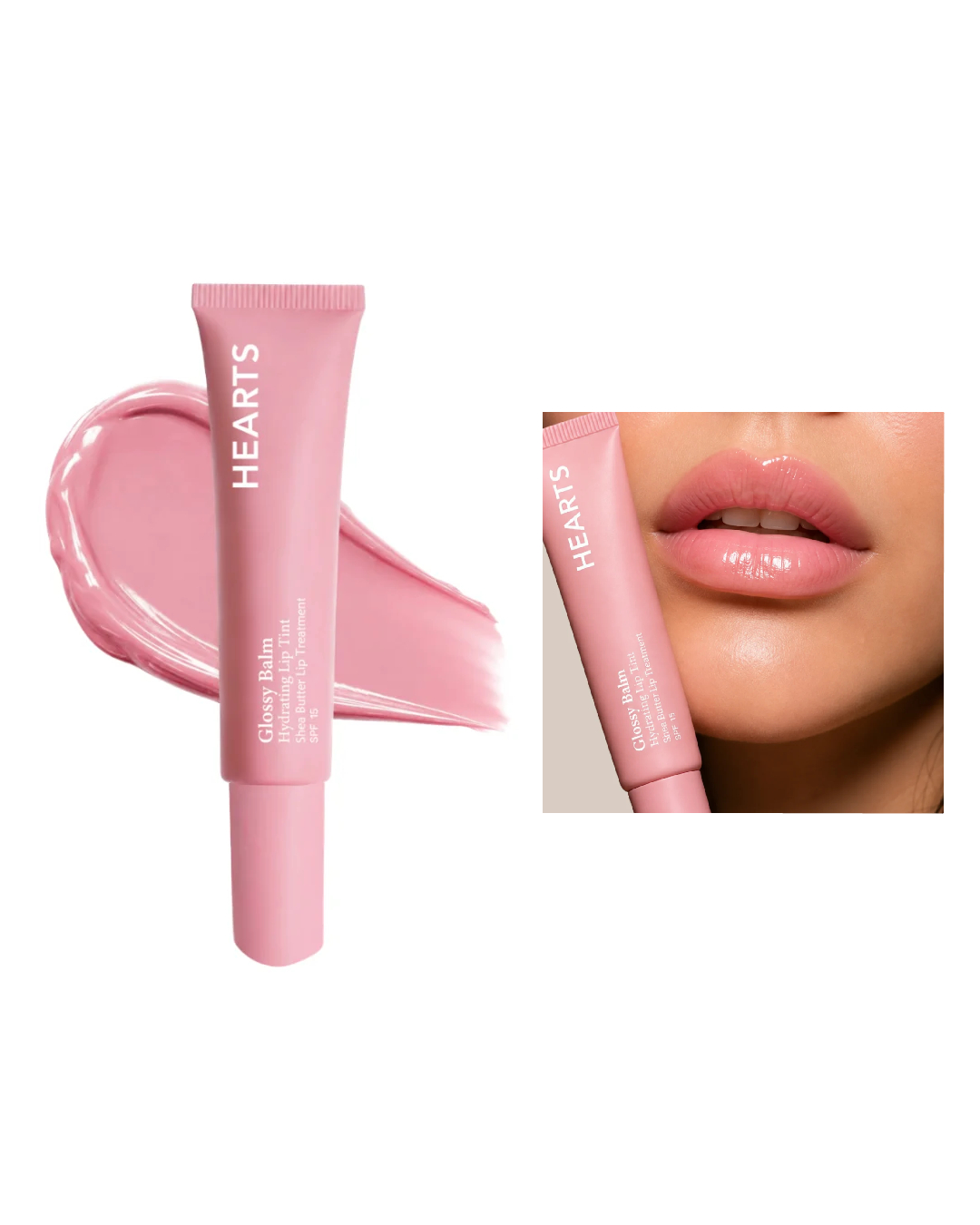 Hearts Hearts Glossy Balm 01